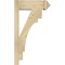 Ekena Millwork Merced Arts & Crafts Rough Sawn Outlooker, Douglas Fir, 6"W x 16"D x 28"H OUT06X16X28MRC03RDF - alternate 3